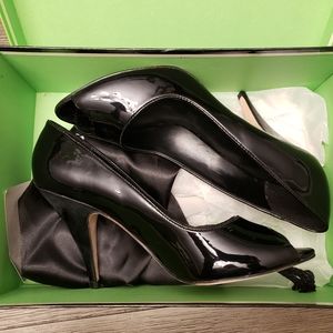 Type Z Patent Leather Peep Toe Heels